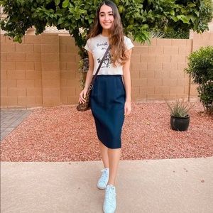 Perfect Navy Pencil Skirt